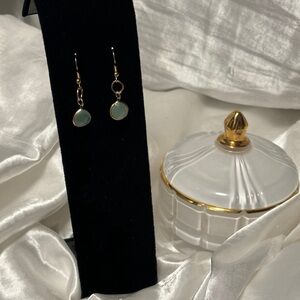 Heavenly Green Stone Earrings